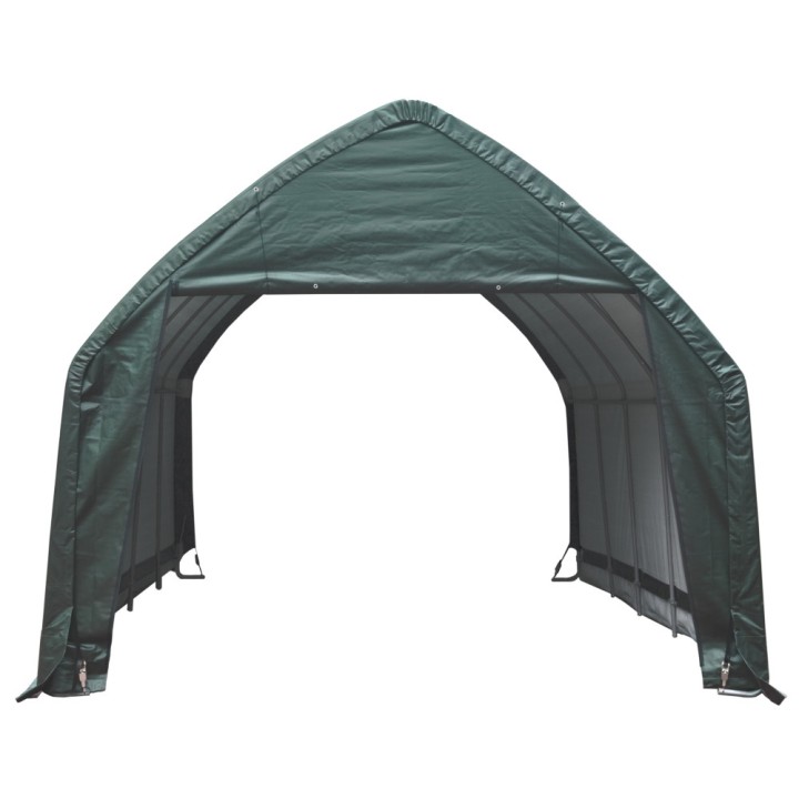 Garage souple vert en toile imperméable 23,8m² ShelterLogic