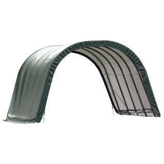 Tente de pâturage verte en toile imperméable 22,6m² Run-In-Shed ShelterLogic