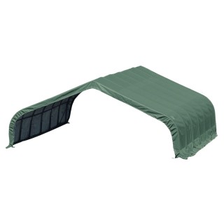 Tente de pâturage verte en toile imperméable 40,9m² Run-In-Shed ShelterLogic