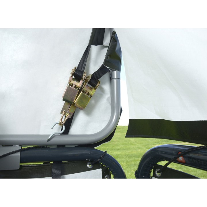 Habillage vert en toile imperméable pour enclos pour chevaux ShelterLogic