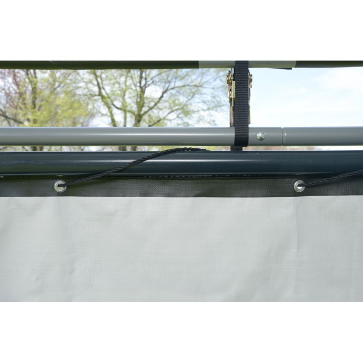 Habillage vert en toile imperméable pour enclos pour chevaux ShelterLogic