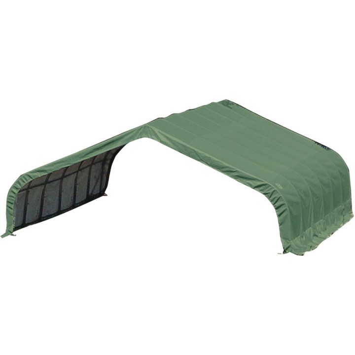 Tente de pâturage verte en toile imperméable 49,6m² Run-In-Shed ShelterLogic