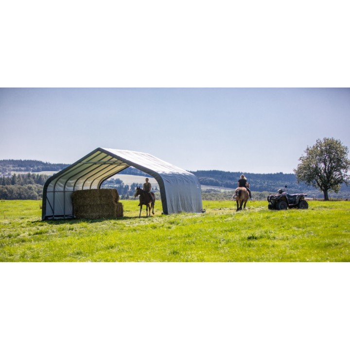 Tente de pâturage verte en toile imperméable 49,6m² Run-In-Shed ShelterLogic