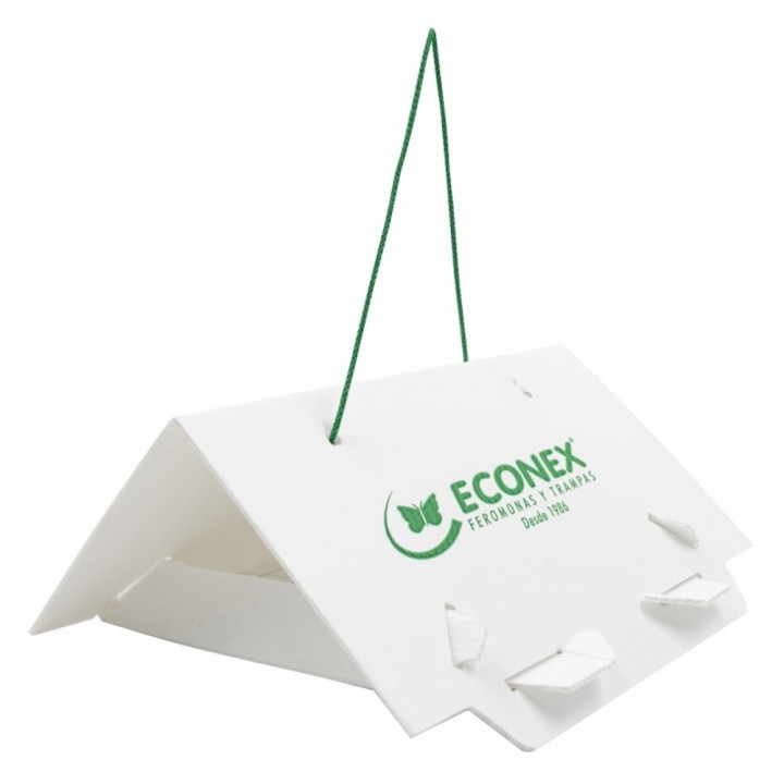 Piège Delta ECONEX TRIANGULAIRE BLANC PLIABLE SANS LAMES