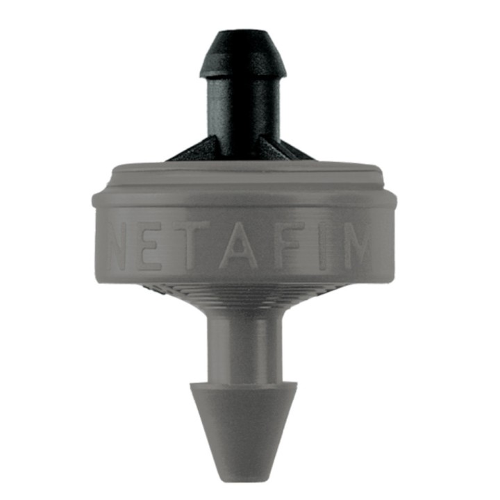 Goutteurs auto-régulants PC JUNIOR TV NETAFIM, 4 l/h, sortie tête de vipère, pour tubing 3/5 mm, lot 100 pcs