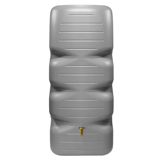 Réservoir de jardin Cubus gris béton avec robinet PE, 1000 litres