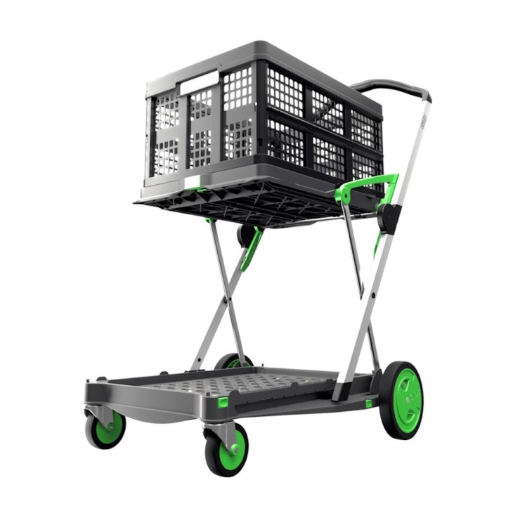 Chariot FIMM pliant équipé d'une caisse pliable