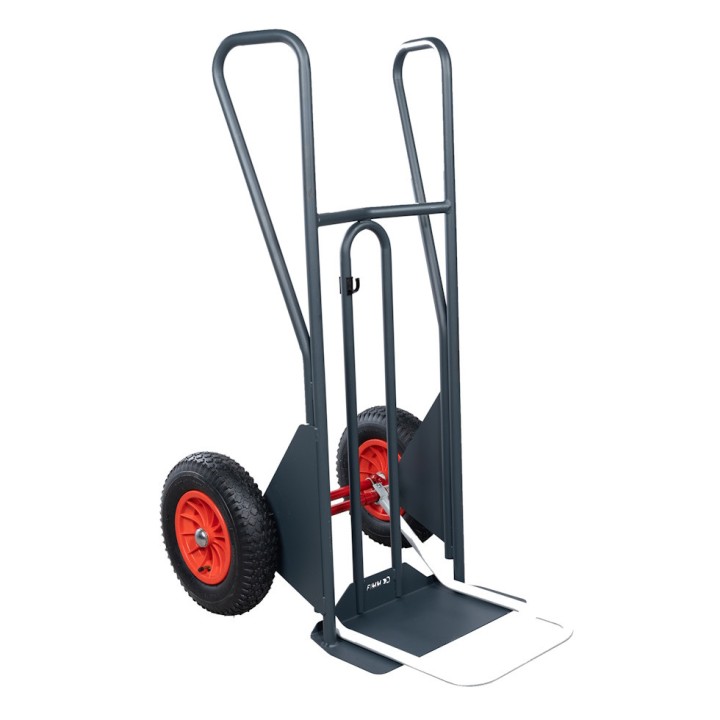 Diable FIMM 350 kg assisté mixte roues Ø 400 mm pneumatiques