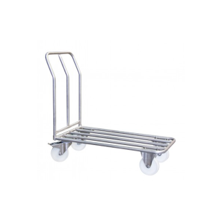 Chariot FIMM 400 kg - 1000 x 518 mm - Inox 304L plateau tube
