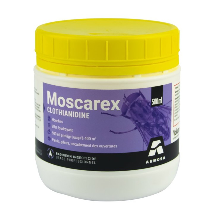 Badigeon adulticide Moscarex Armosa PAE (clothianidine + attractif) - Pot 500 ml