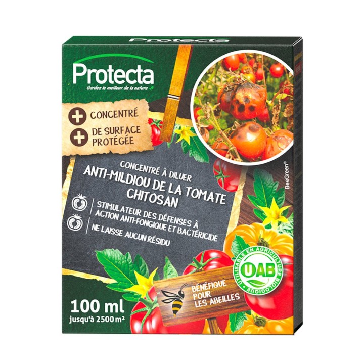 Anti-mildiou tomate Protecta - Chitosan concentré - Bidon 100ml