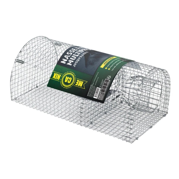 Nasse à rats multicapture Mecanix- Forme tunnel (40 x 23 x 18 cm)
