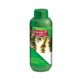 Film anti-larves moustiques Aquatain AMF, eaux stagnantes - Flacon 1 Litre