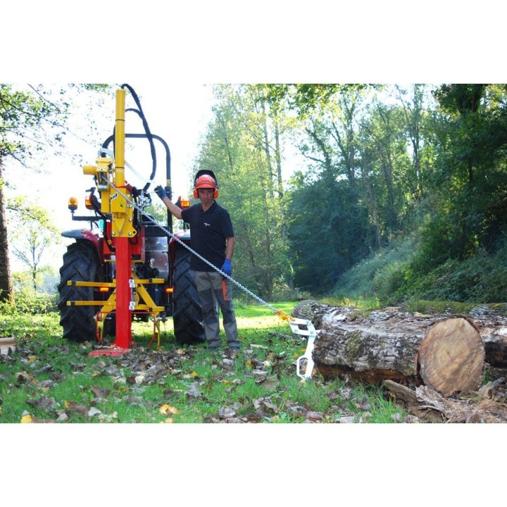 Fendeuse de bûches XYLO-SR 15 CH avec treuil hydraulique Rabaud