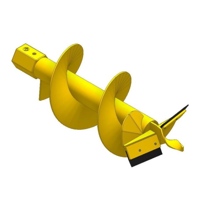 Vrille à lames pas à droite - longueur 1100 mm Ø400 Rabaud