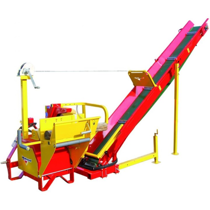 Scie circulaire à chevalet sur tracteur XYLOSCIE 700 T PRO II avec tapis 5 m Rabaud