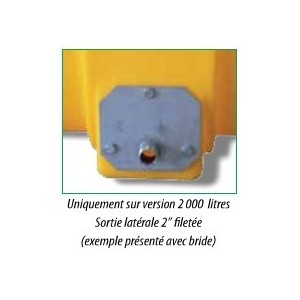Cuve arrosage jaune polyéthylène 