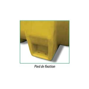 Cuve arrosage jaune polyéthylène 