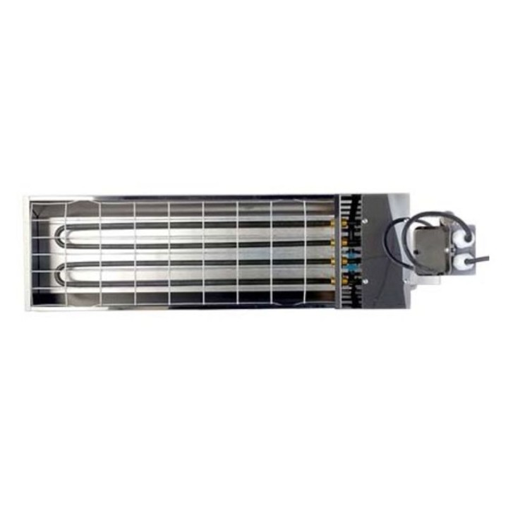 Chauffage radiant standard Inox 1200 W à 1800 W avec thermostat Intertec