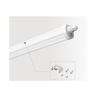 Réglette LED intégrée, 1.2 M, 4800 lm, 5000 K Intertec