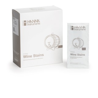 Solution de nettoyage pour électrodes, taches de vin Hanna Instruments - 25 sachets de 20 mL