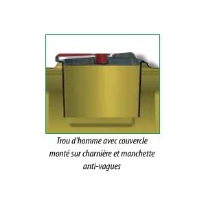 Cuve arrosage jaune polyéthylène 