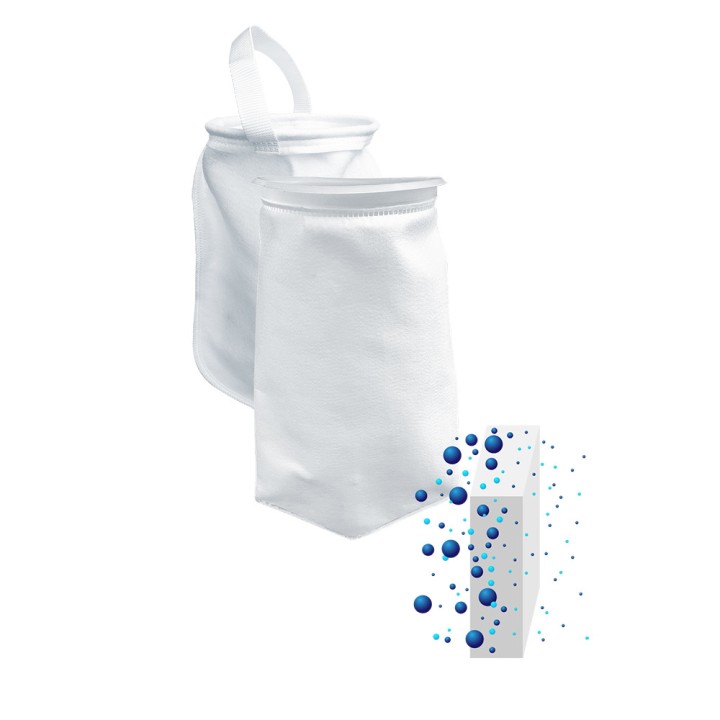 Poche de filtration feutre QUALIPOCHE F - taille 20 - 200µm - anneau injecté profil 4 [PES] Quali-filtres