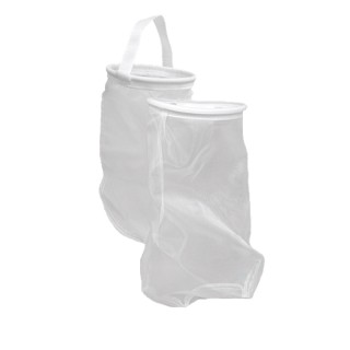 Poche de filtration monofilament QUALIPOCHE M - taille 10 - 5µm - anneau torique en acier galvanisé Quali-filtres