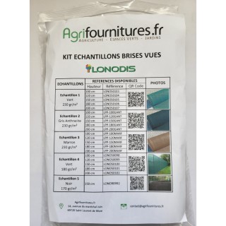 Kit échantillons brises-vues