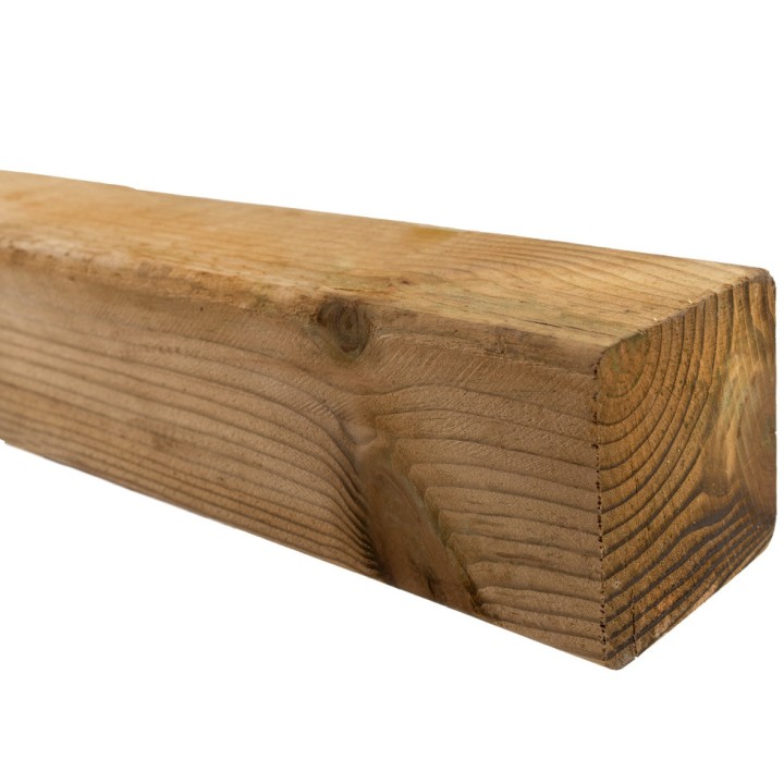 Lambourde de Pin 45 x 70 mm raboté 4 faces, classe 4 vert certifié CTB B+, long. 2,0 m - Lot de 6 unités