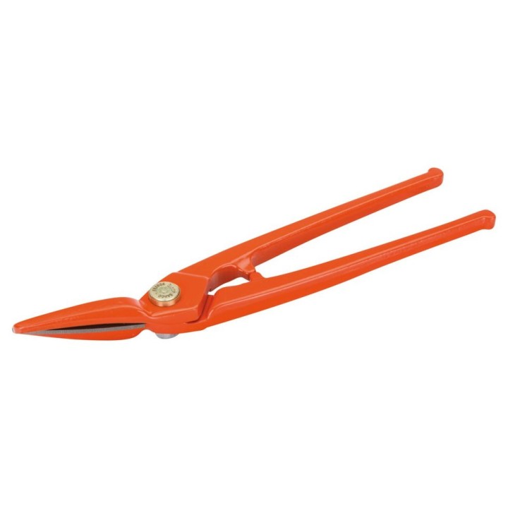 Cisaille à tôle à deux lames fines pour coupe à gauche/coupe droite 27 cm Bahco