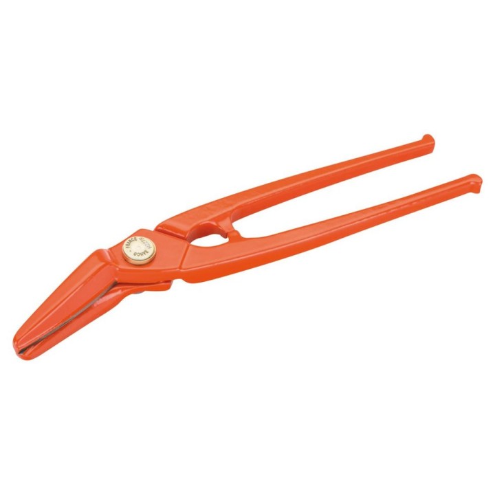 Cisaille à tôle à deux lames fines pour coupe à droite/coupe droite 27 cm Bahco