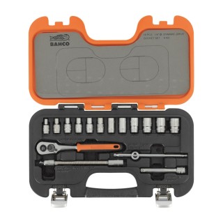 Coffret de douilles 1/4" - 16 pièces Bahco