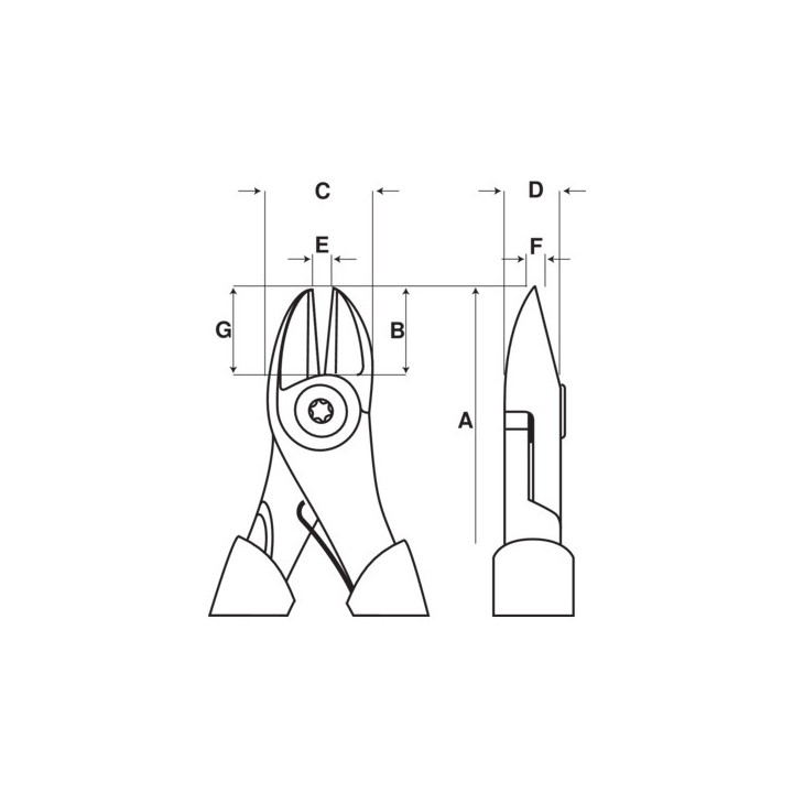 Pince coupante 140 mm Ergo Bahco