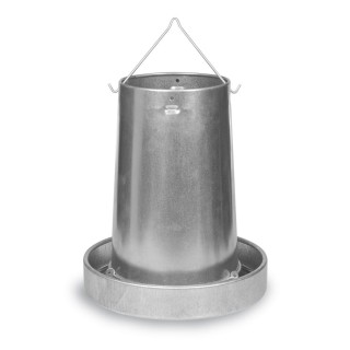 Trémie galvanisée volailles Gaun 20 Kg