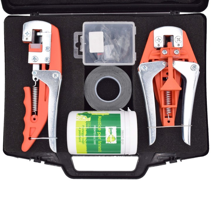 Kit de greffage avec 2 pinces, mastic et ruban Arti Tec
