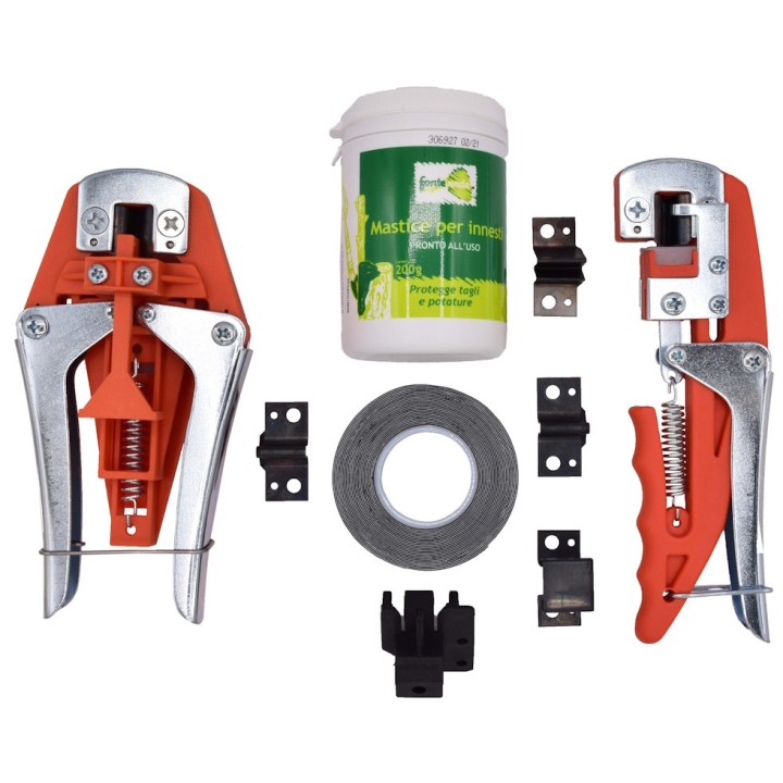 Kit de greffage avec 2 pinces, mastic et ruban Arti Tec