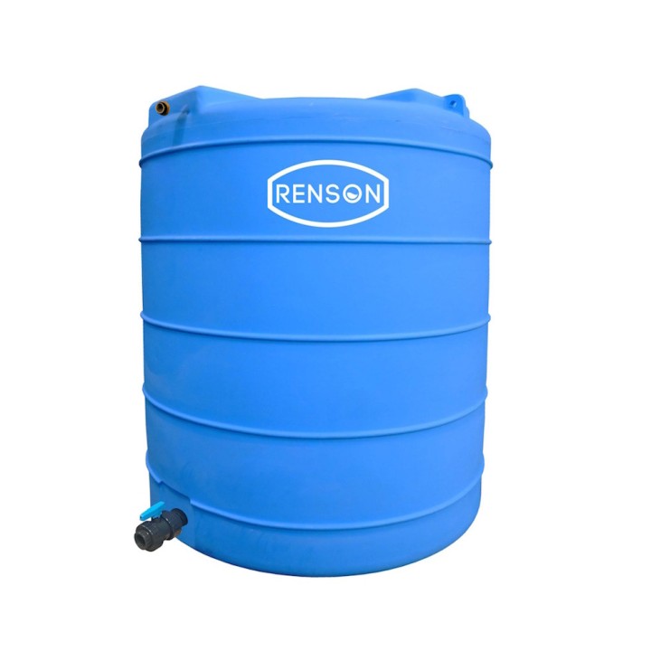 Cuve de stockage eau verticale Renson - PE 5000 L pré-équipée