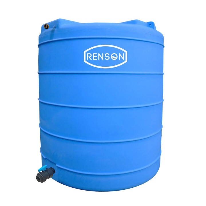 Cuve de stockage eau verticale Renson - PE 10000 L pré-équipée