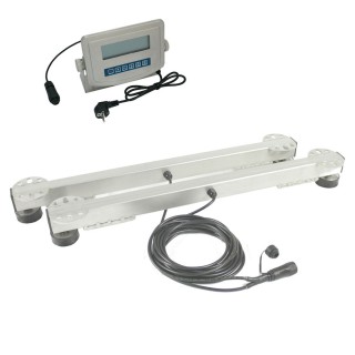 Barre de pesée Cotran, acier inoxydable, largeur 60, 80 ou 100 cm