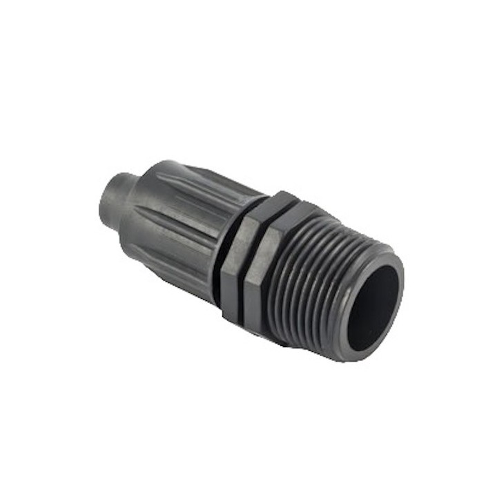 Jonction TWIST LOCK HWD NETAFIM Ø 20 mm x 3/4" mâle, lot 50 pcs
