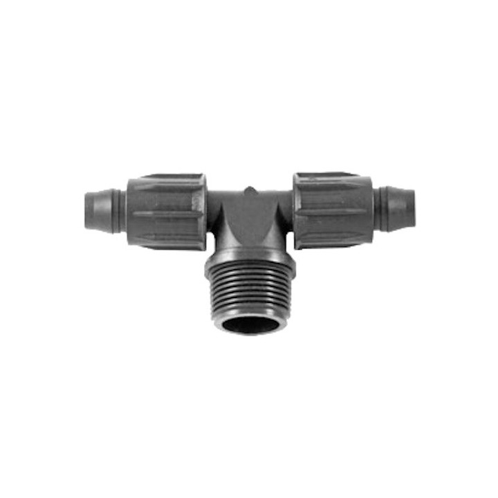 Té TWIST LOCK HWD NETAFIM Ø 20 mm x 3/4" M, lot 50 pcs