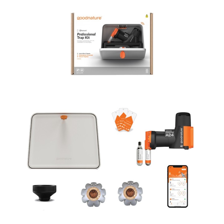 Kit piège connecté professionnel Goodnature A24 pour rats et souris