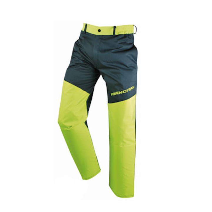 Pantalon de débroussaillage Lure Francital, vert/jaune