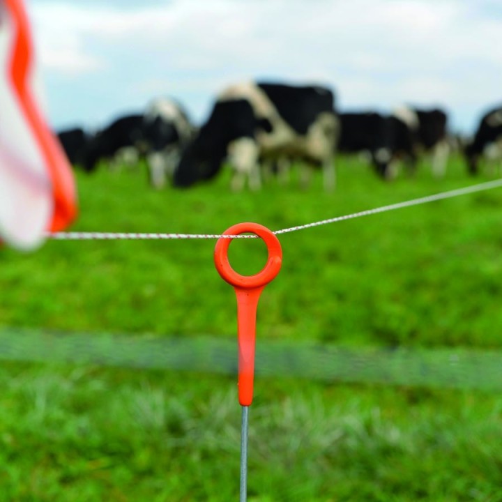 Fil conducteur clôture Vidoflex 9 Turboline Plus blanc long. 200 m Gallagher