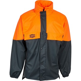Veste de pluie H2O orange, Solidur