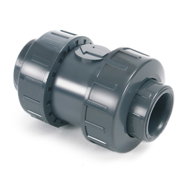Clapet à ressort inox CVD10 PVC Pression PN16