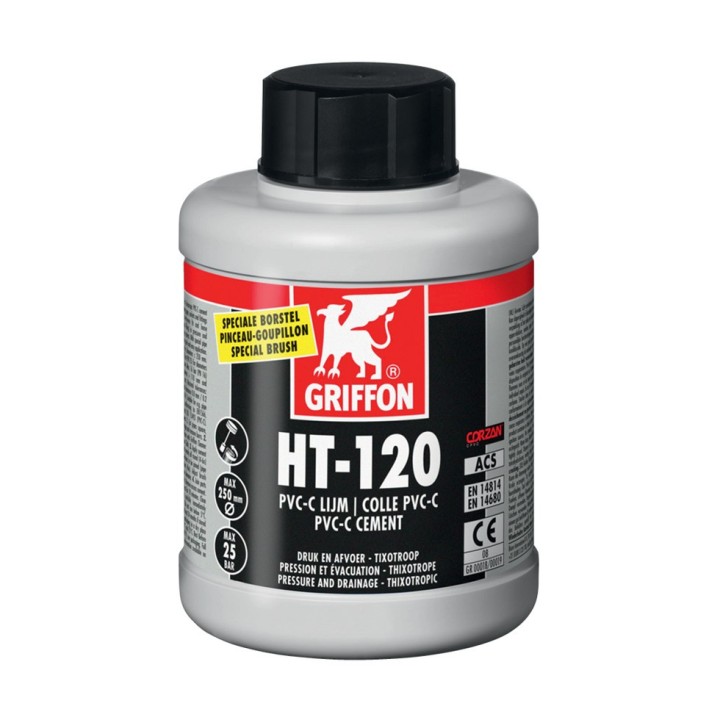 Colle PVC -C HT-120 avec goupillon 500ml