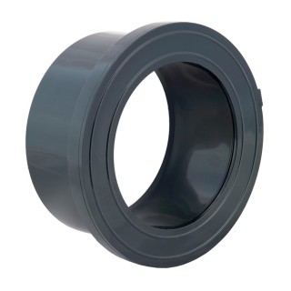 Collet porte bride PVC face striée Pression PN10