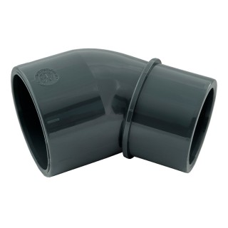 Coude 45° réduit MF PVC Pression PN16